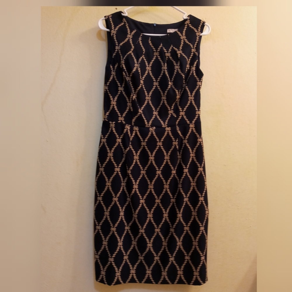 Dressbarn navy blue dress